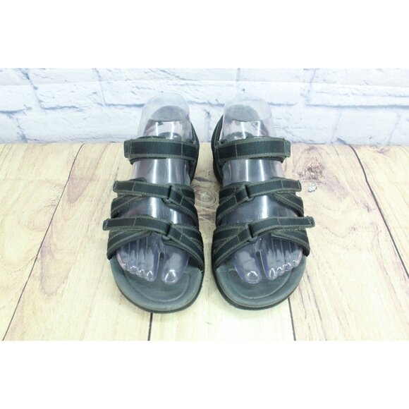 LL Bean Black Nylon Boothbay Sport Hiking Sandals Size 6 M - Picture 4 of 8